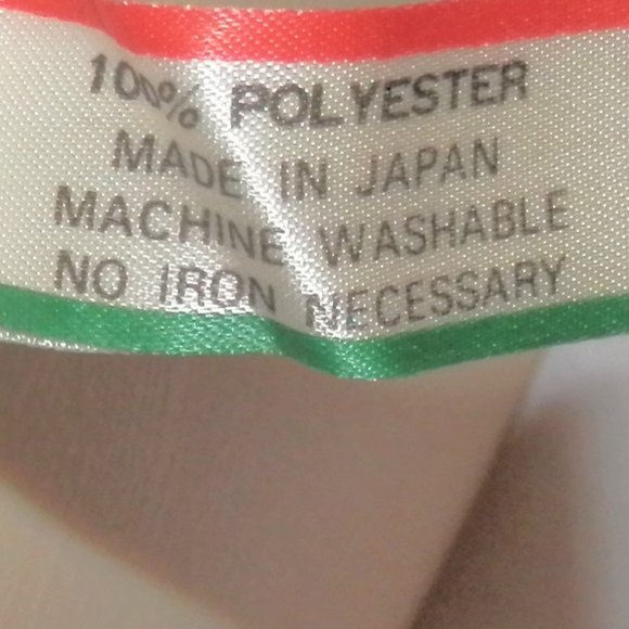 Vintage Morsly Scarf Yellow Green Blk Floral I001 - Picture 6 of 6